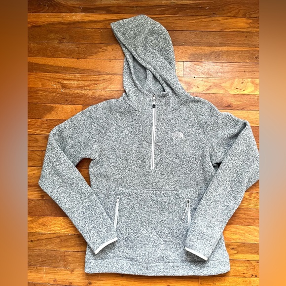 The North Face Gray Hoodie - Picture 1 of 8